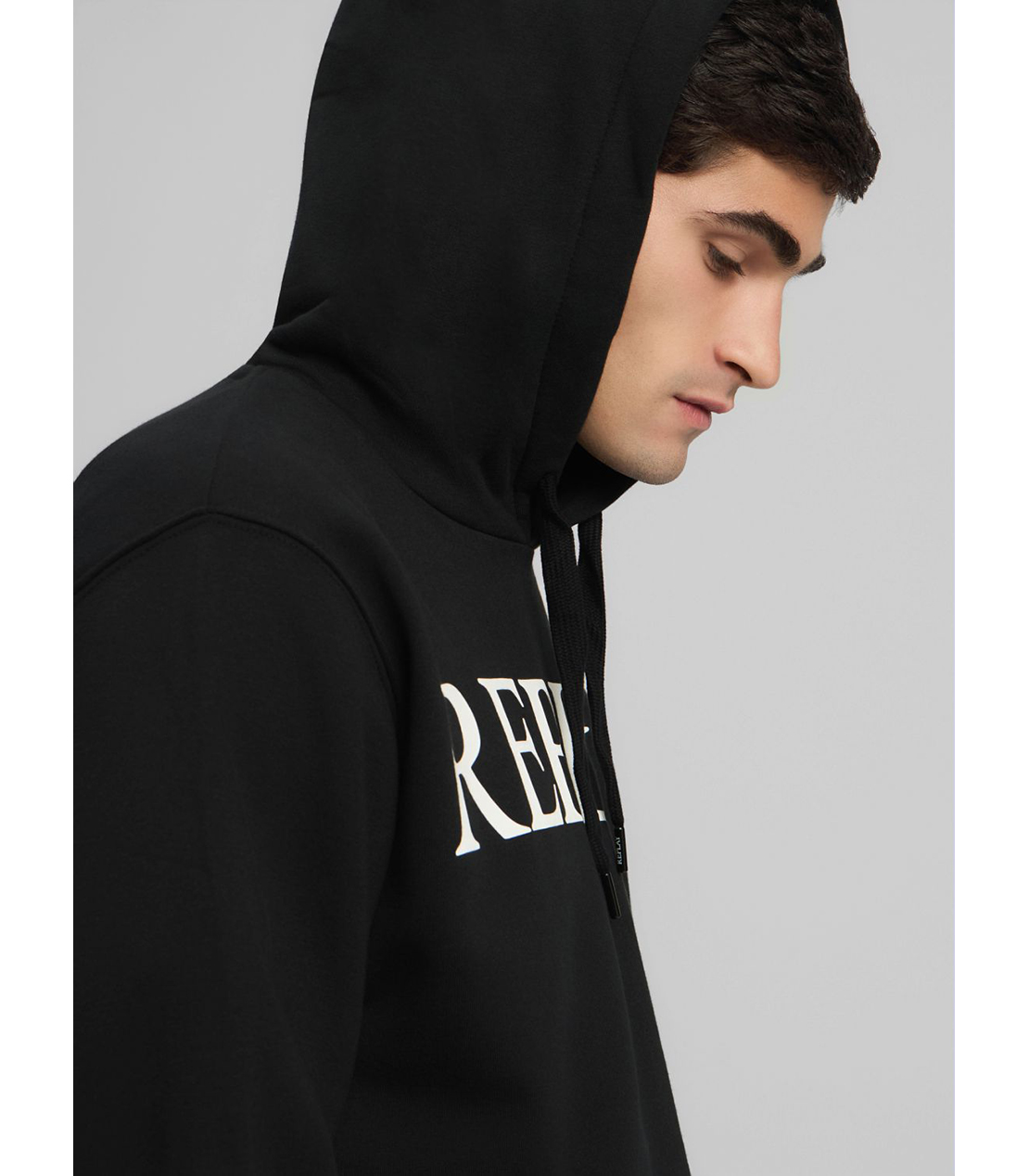 ブラッシュフリースREPLAYフーディー 詳細画像 ブラック 6